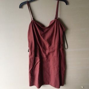 Burgundy dress